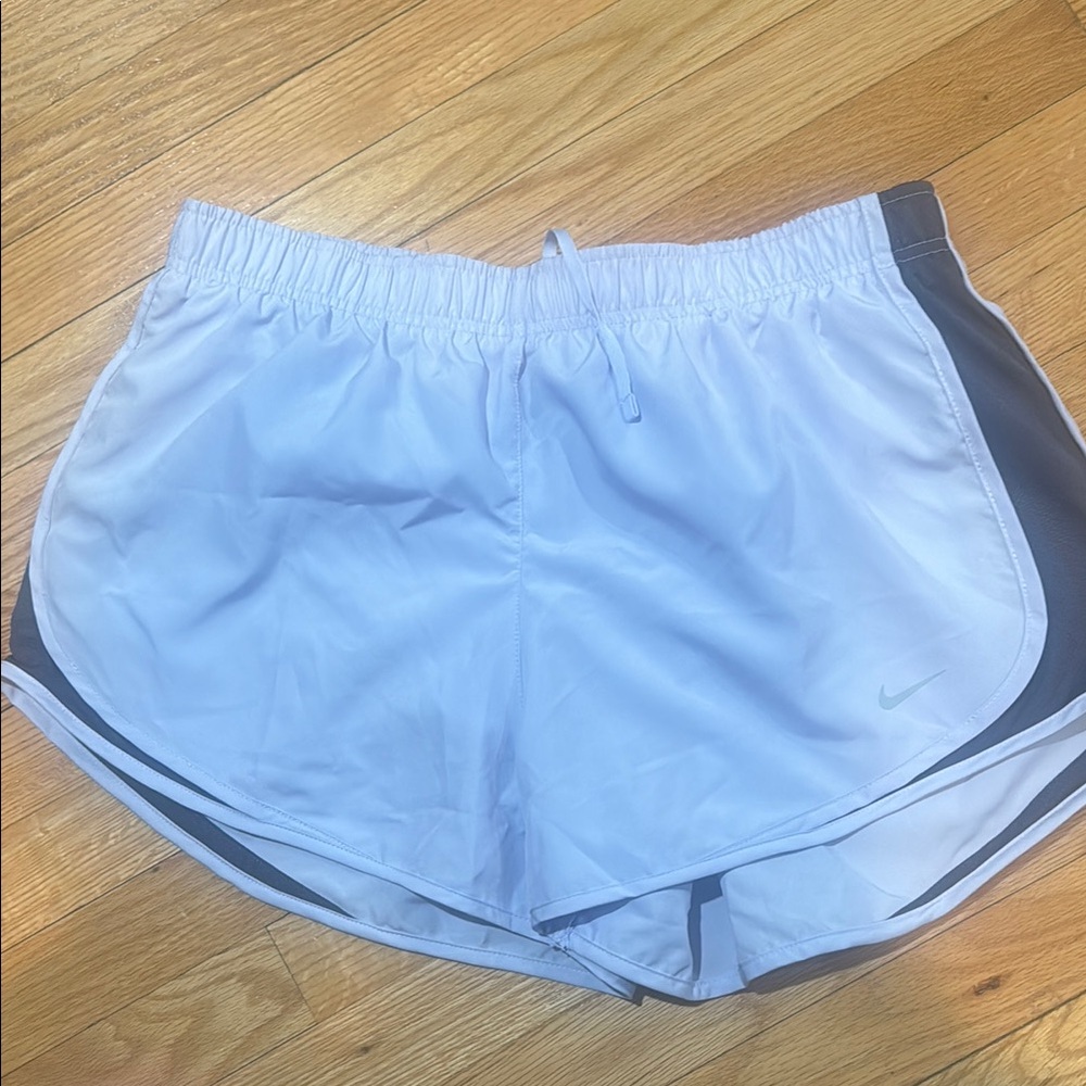 Nike Women's Athletic Shorts Purple and Grey